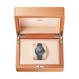 omega seamaster planet ocean 600m 43.5mm steel on rubber strap gents watch in a presentation box