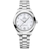 OMEGA Seamaster Aqua Terra 150M 30mm MOP Diamond Index Dial Automatic Ladies Watch 22010302055001