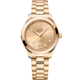 OMEGA Seamaster Aqua Terra 150M 30mm Yellow Dial 18ct Yellow Gold Automatic Ladies Watch 22050302008001