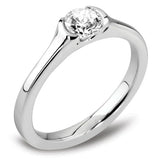 The Iris Platinum 0.80ct Round Brilliant Cut Diamond Solitaire Engagement Ring