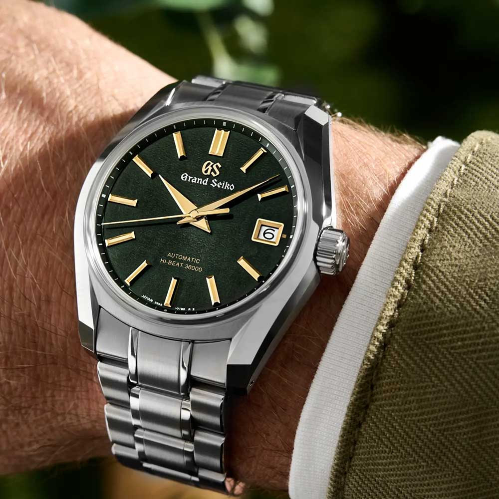 Grand Seiko Heritage Collection The Rikka Summer Breeze Hi Beat 40mm Green Dial Gents Automatic Watch SBGH271G