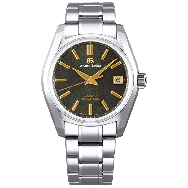 grand seiko heritage collection the rikka summer breeze hi beat 40mm green dial gents automatic watch