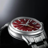 Grand Seiko Elegance Collection Yuka Momiji Mechanical Hi-Beat GMT 39.5mm Red Dial Gents Automatic Watch SBGJ273G