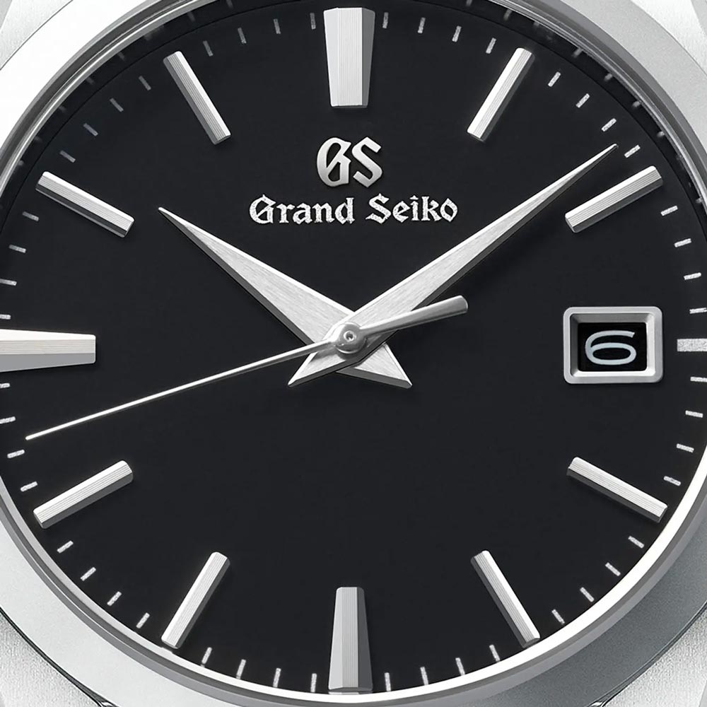 Grand Seiko Heritage Collection 37mm Black Dial Quartz Watch SBGX261G