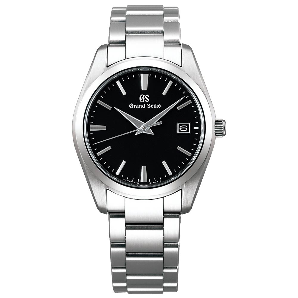 Grand Seiko Heritage Collection 37mm Black Dial Quartz Watch SBGX261G