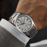 grand seiko evolution 9 hi-beat white birch 40mm white dial gents automatic watch wrist shot