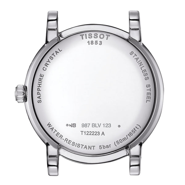Tissot Carson Premium Lady 32mm Silver Dial Moon Phase Quartz Watch T1222231103300