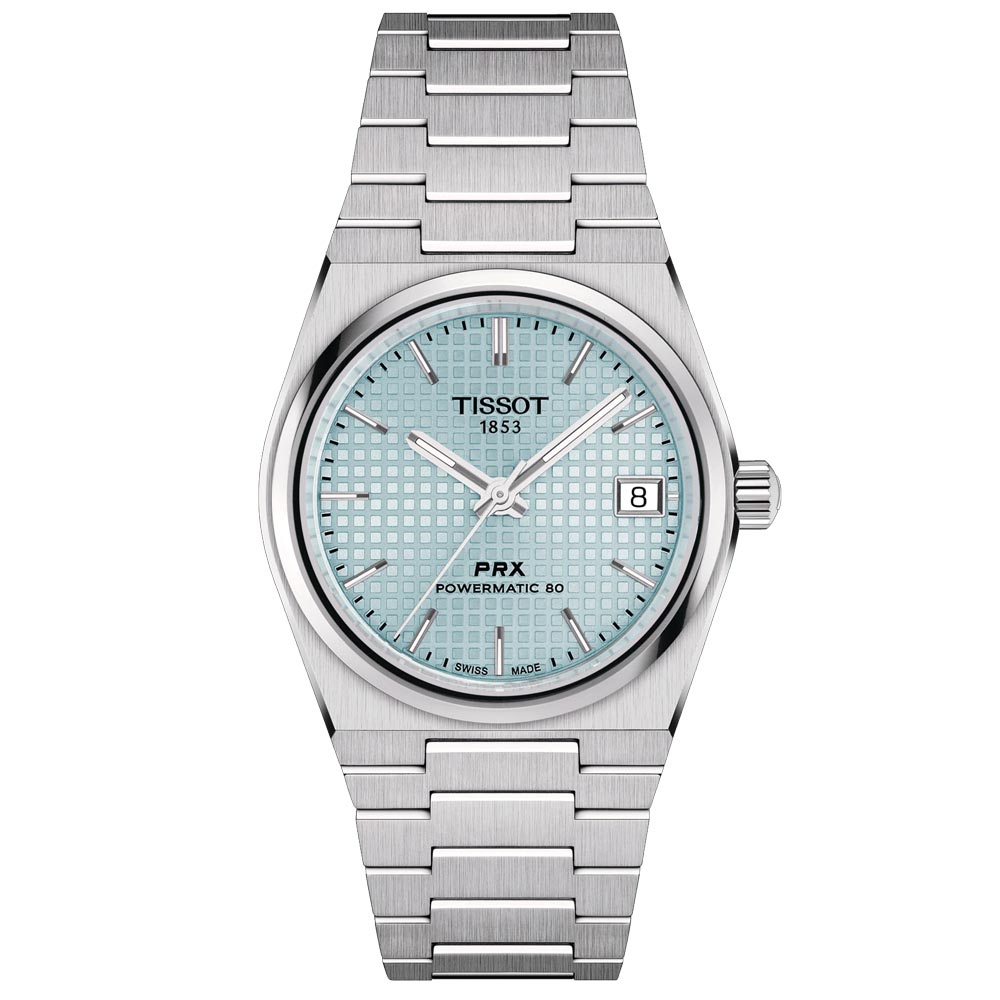 Tissot PRX Powermatic 80 Ice Blue Dial 35mm Automatic Watch T1372071135100