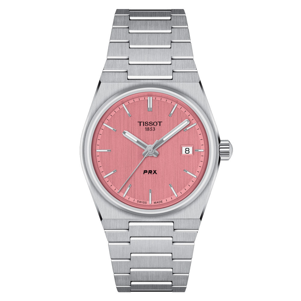 Tissot PRX 35mm Pink Dial Quartz Watch T1372101133100