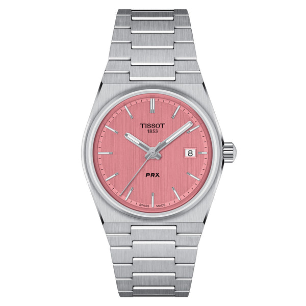 Tissot PRX 35mm Pink Dial Quartz Watch T1372101133100