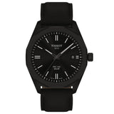 Tissot PRC 100 Solar 39mm Black Dial Black PVD Steel Quartz Watch T1514223605100