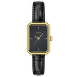 Tissot SRV 30mm Black MOP Dial Yellow Gold PVD Steel Ladies Quartz Watch T1601103612600
