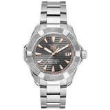 TAG Heuer Aquaracer Professional 200 Solargraph Grey Dial 40mm Titanium Quartz Watch WBP1190.BZ0003