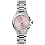 TAG Heuer Carrera Date 29mm Pink Diamond Index Dial Automatic Ladies Watch WBN2416.BA0621