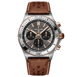 Breitling Chronomat B01 42mm Anthracite Dial Steel and 18ct Rose Gold Automatic Chronograph Gents Watch TB0134101M1X1
