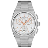 Tissot PRX 41mm Silver Dial Quartz Chronograph Gents Watch T1374171103100