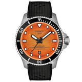 Tissot Seastar 2000 Powermatic 80 Orange Dial 44mm Automatic Gents Watch T1209071728100