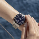 tudor pelagos 39 39mm black dial titanium on titanium bracelet automatic watch lifestyle image