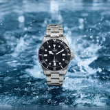 tudor pelagos 39 39mm black dial titanium on titanium bracelet automatic watch lifestyle image