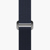 tudor pelagos fxd 42mm blue dial black carbon composite on fabric strap automatic watch showing one piece blue fabric stap