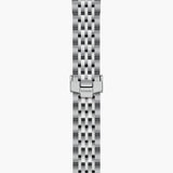 tudor 1926 28mm silver dial automatic steel on steel bracelet watch showing folding clasp