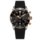 Breitling Superocean Heritage B01 Chronograph 42mm Black Dial Steel & 18ct Rose Gold Automatic Gents Watch UB0156H11B1S1