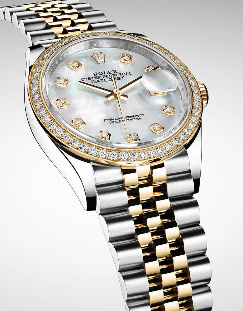Rolex datejust model m126283rbr-0009 The jubilee bracelet Comfort and elegance portrait image