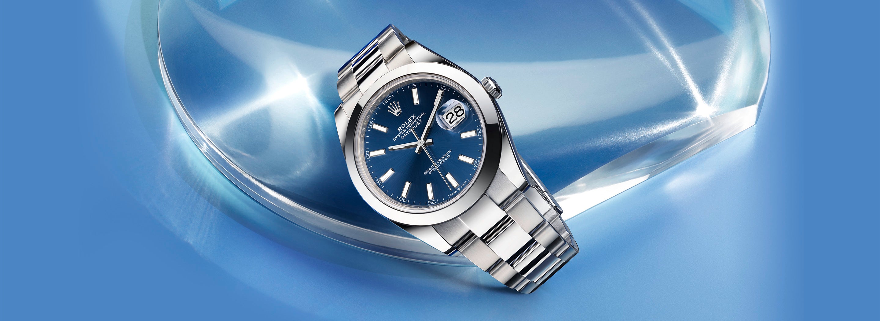Rolex datejust model m126300-0001 The Cyclops lens Optimized reading landscape banner image