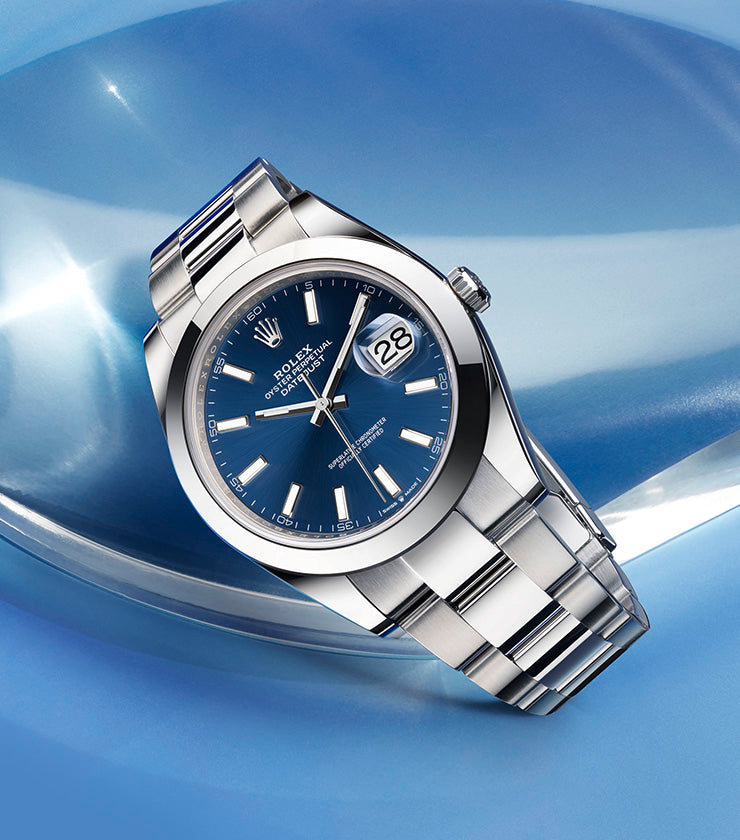 Rolex datejust model m126300-0001 The Cyclops lens Optimized reading portrait banner image