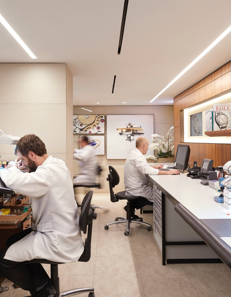 Rolex servicing hub Your Authorised Service Centre portrait image