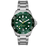 TAG Heuer Aquaracer Professional 300 Date 42mm Green Dial Automatic Gents Watch WBP5116.BA0013