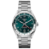 TAG Heuer Carrera Date Twin-Time GMT 41mm Green Dial Automatic Gents Watch WDA2114.BA0043