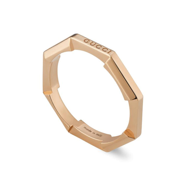 Gucci Link To Love 18ct Rose Gold Ring YBC662194002