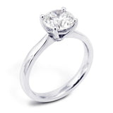 The Daphne Platinum 0.90ct Round Brilliant Cut Diamond Solitaire Engagement Ring