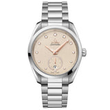 OMEGA Seamaster Aqua Terra 38mm Linen Dial Diamond Ladies Automatic Watch 22010382059001