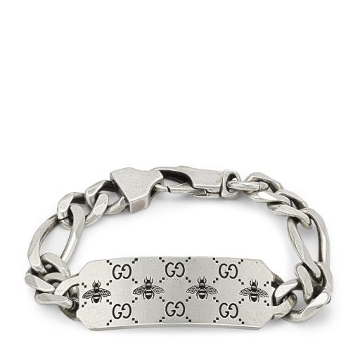 Gucci Signature Silver Chunky Bee Bracelet YBA728264001