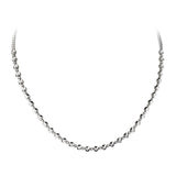 18ct White Gold 2.00ct Diamond Line Necklace