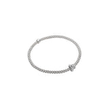fope 18ct white gold prima flex'it 0.31ct diamond bracelet