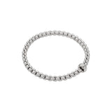 fope 18ct white gold eka flex'it bracelet