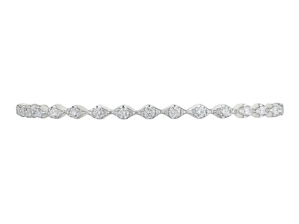 18ct White Gold 1.50ct Diamond Line Bracelet