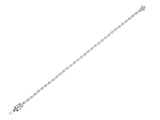 18ct white gold 1.50ct diamond line bracelet