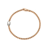 FOPE 18ct Rose Gold Eka Tiny Bracelet 73001BX_XX_R_XXX