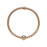 FOPE 18ct Rose Gold Eka Tiny Bracelet 73801BX_XX_R_XBX