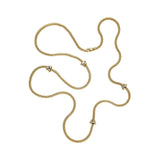 FOPE 18ct Yellow Gold Prima 0.42ct Diamond Necklace 74408C4_BB_G_GBG_080