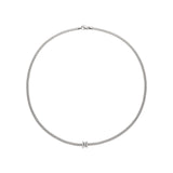 FOPE 18ct White Gold Prima 0.31ct Diamond Necklace 74408CX_PB_B_BBB_043