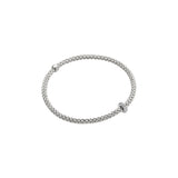 FOPE 18ct White Gold Prima 0.18ct Diamond Bracelet 74508BX_BB_B_XBX