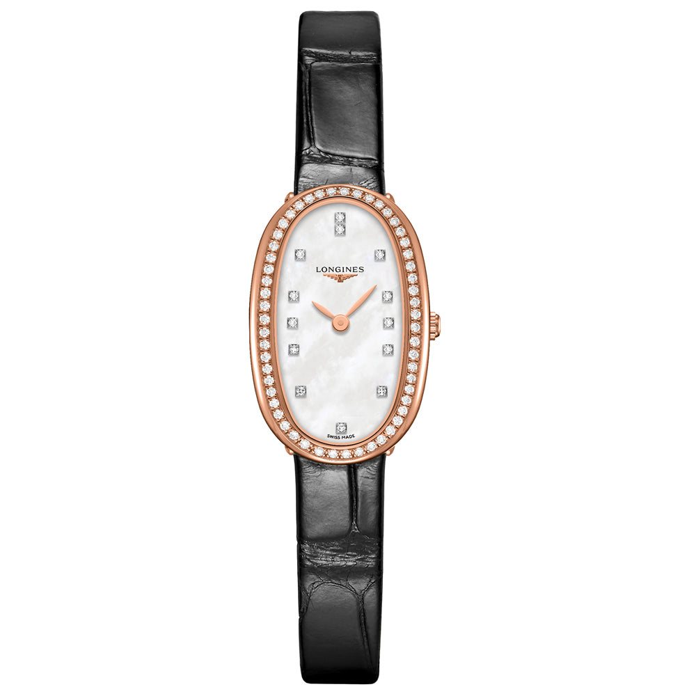 Longines Symphonette 18ct Rose Gold Diamond Ladies Watch L2.305.9.87.0