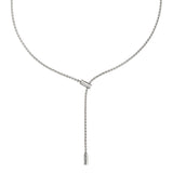 FOPE 18ct White Gold Aria 0.11ct Diamond Lariat Necklace 89003FX_BB_B_BBX_041