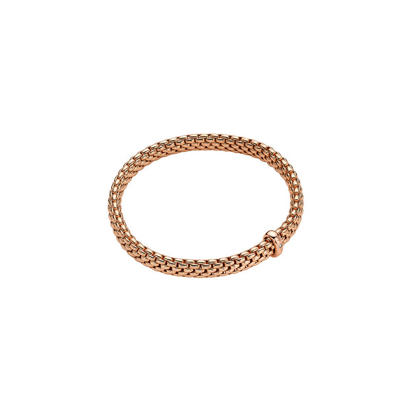 FOPE 18ct Rose Gold Vendome Flex-It Diamond Bracelet 01M02BX_BB_R_XBX