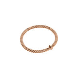 FOPE 18ct Rose Gold Solo Flex-It Diamond Bracelet 01M06BX_BB_R_XRX